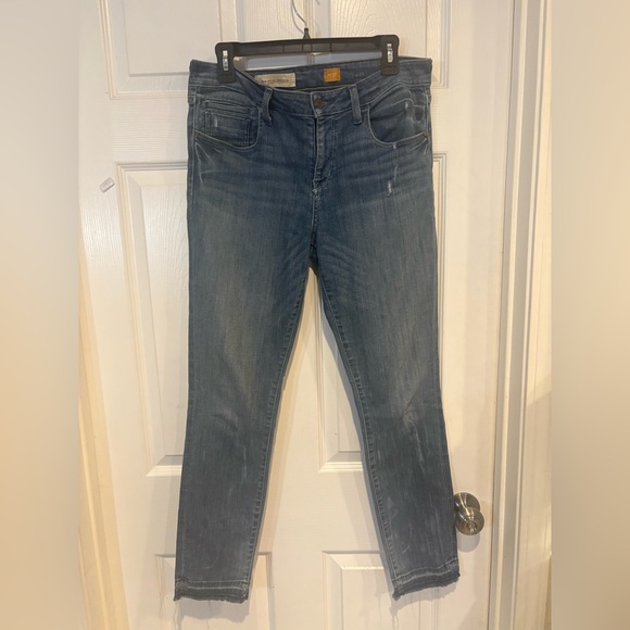 Anthropologie Denim - Anthropologie Distressed Blue Ankle Jeans